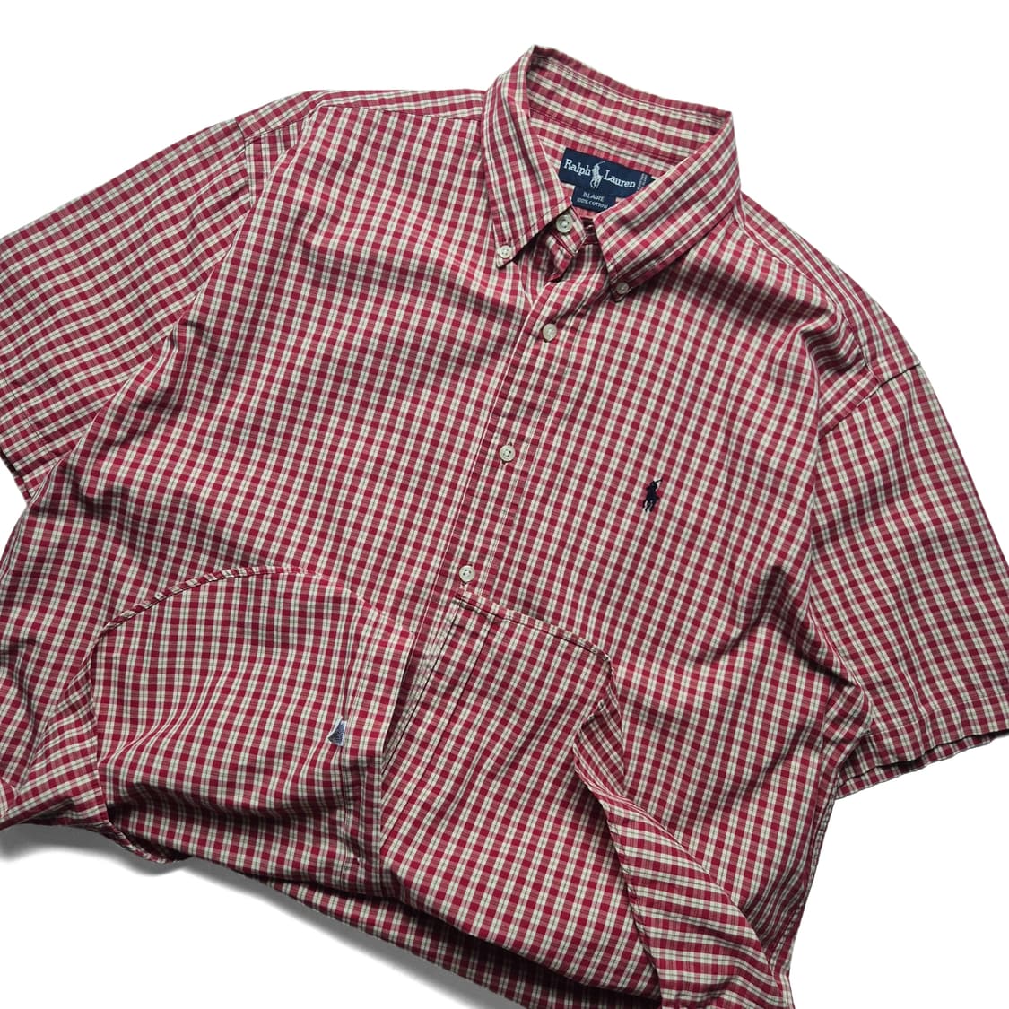 [L-XL] 폴로 랄프로렌 체크 반팔셔츠 상품이미지1