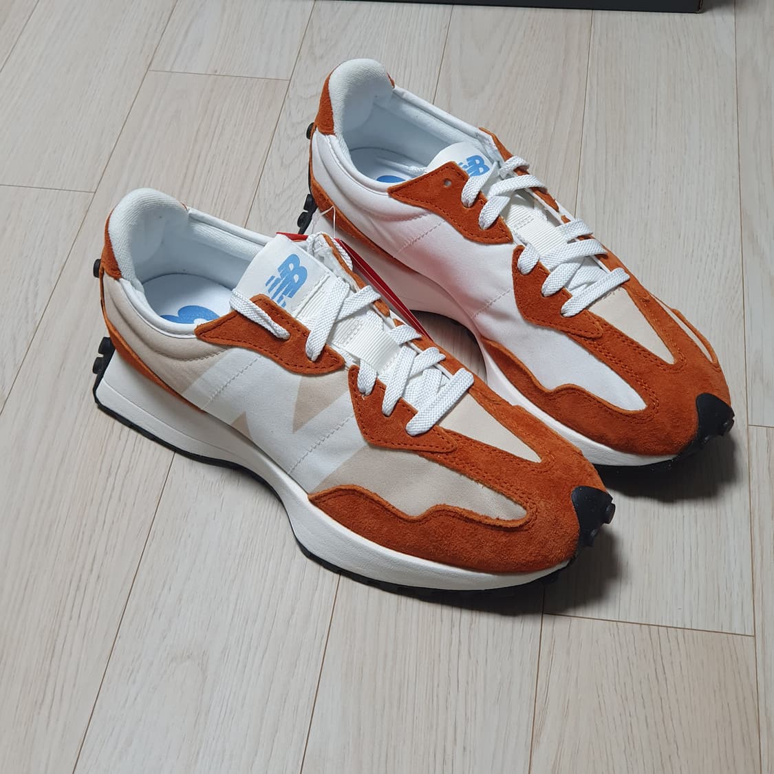 (정가12.9만)새제품265 뉴발란스 327 러스트 옥사이드 오렌지 스니 상품이미지4