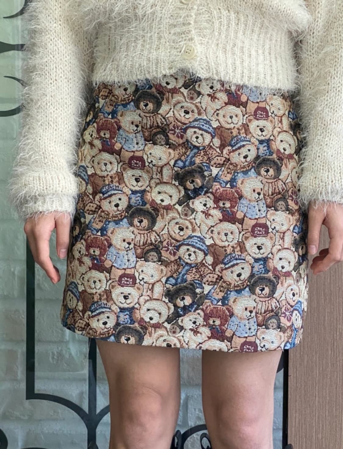 (할인) 곰돌이 스커트 ₍ᐢ•ﻌ•ᐢ₎  상품이미지1