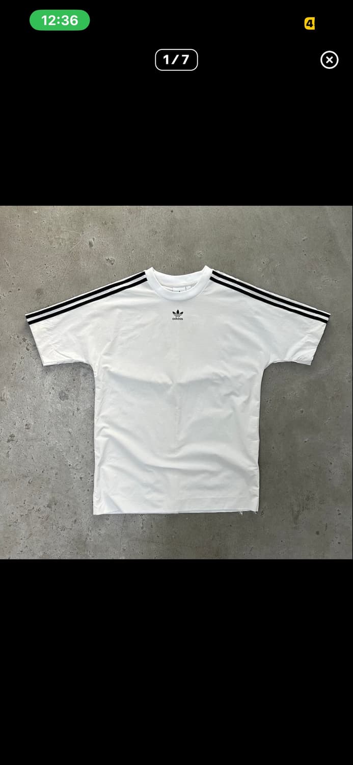 아디다스 화이트 반팔티 상품이미지1