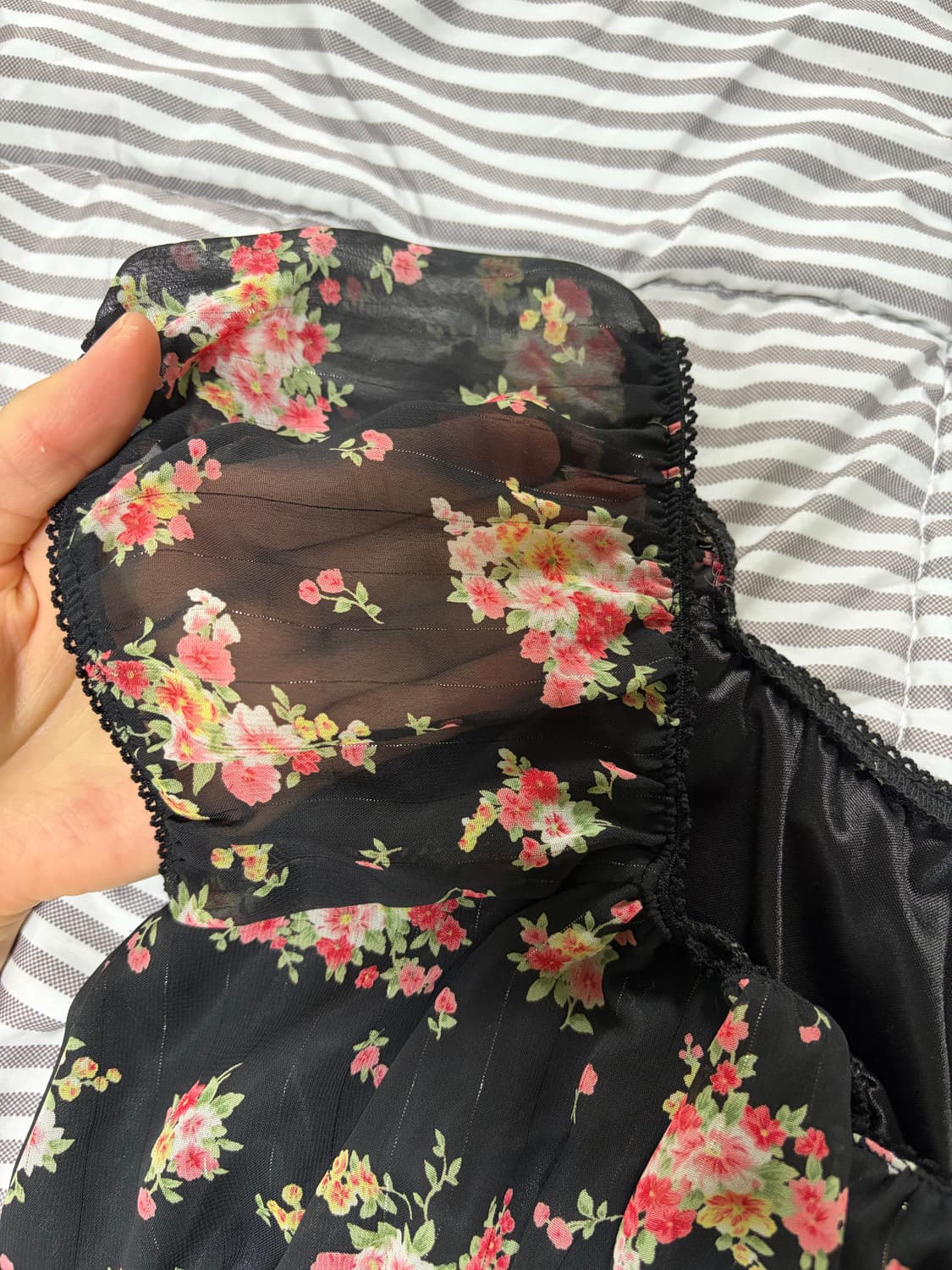 빈티지 백예린 플라워 플로랄 원피스 상품이미지5