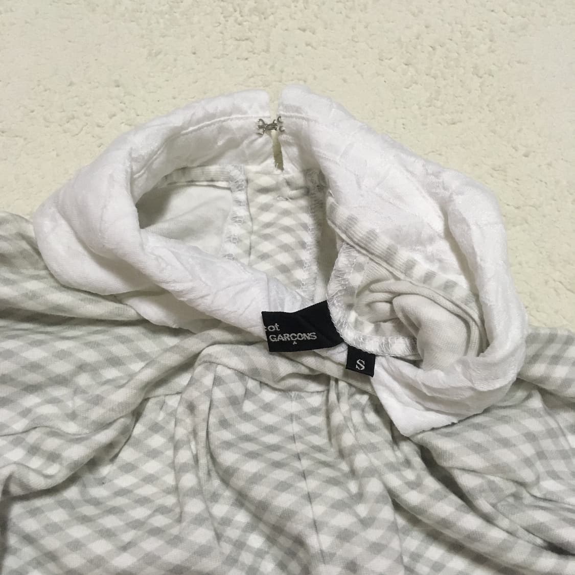 꼼데가르송 체크 블라우스 상품이미지9