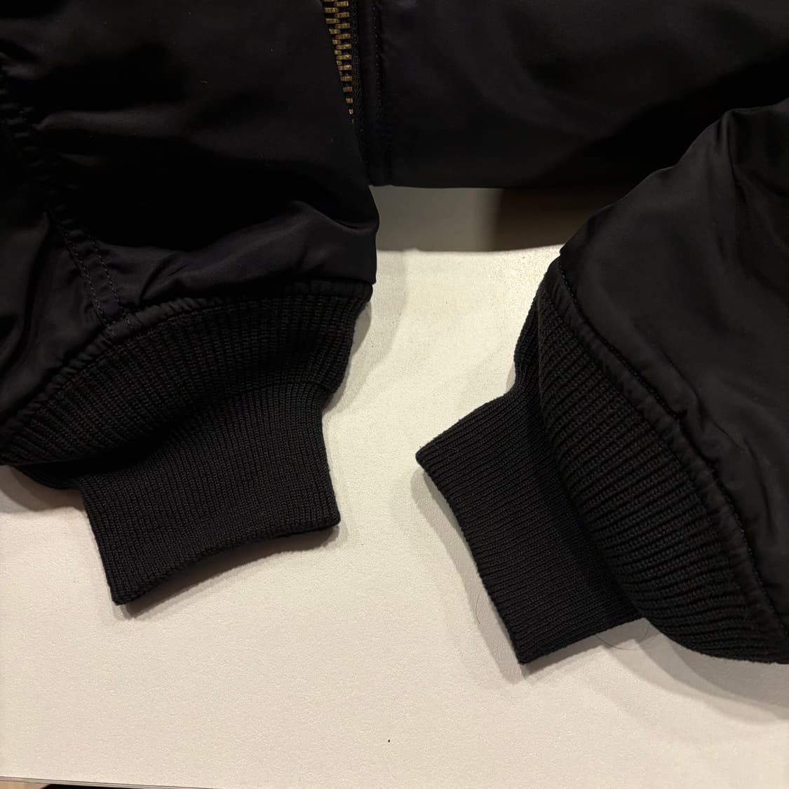 [M] 알파인더스트리 블랙 MA-1 항공점퍼 B898 상품이미지5