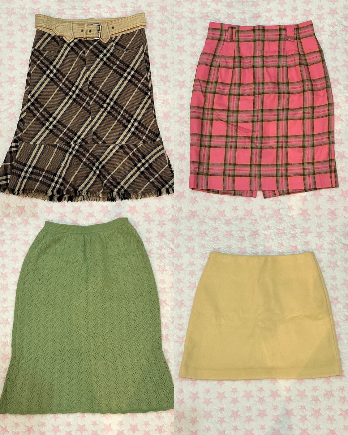 스커트 판매 (버버리, 체크, 앙고라) 상품이미지1