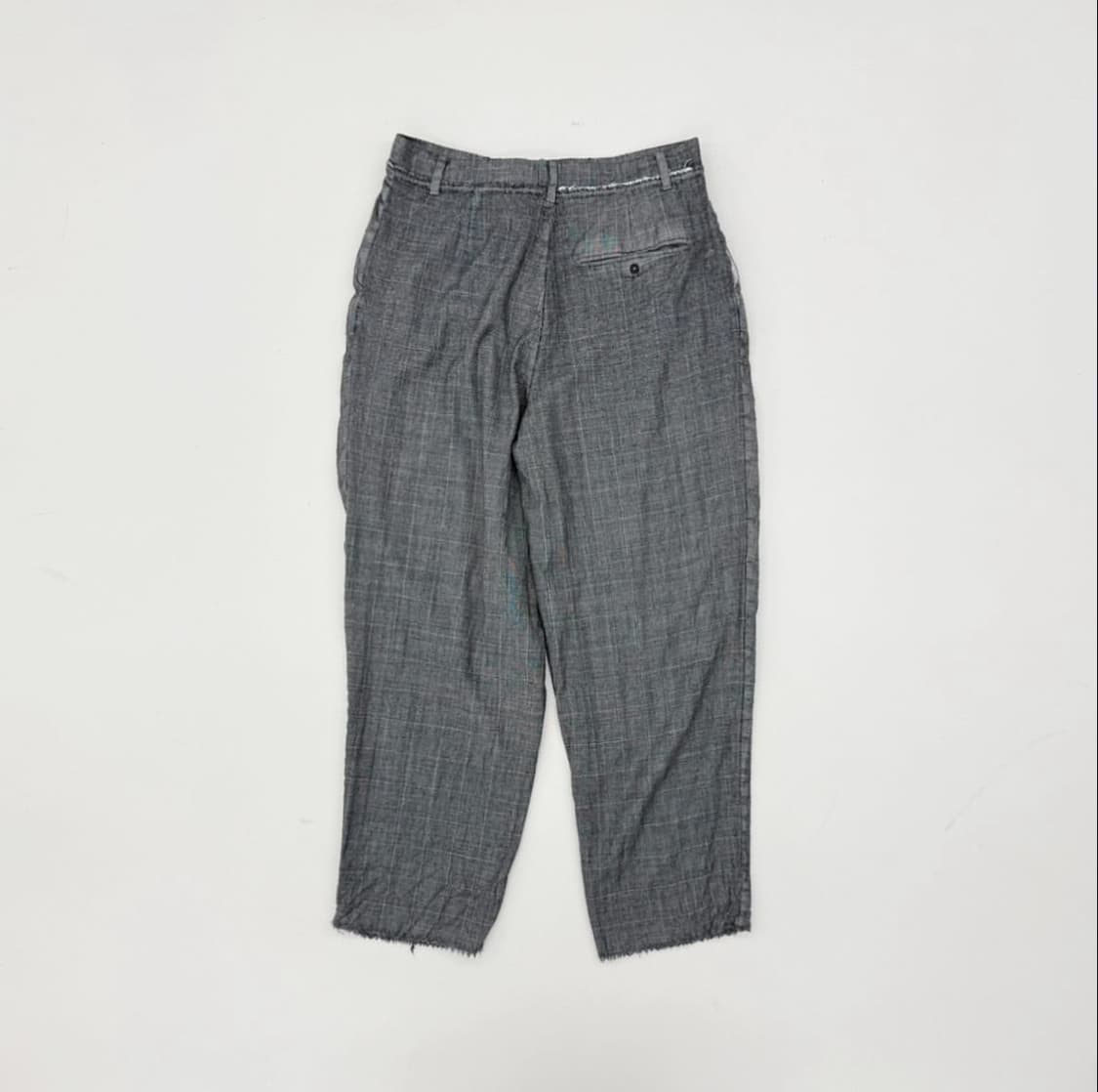 카미엘 포트젠스 울 체크 수트 팬츠 상품이미지4