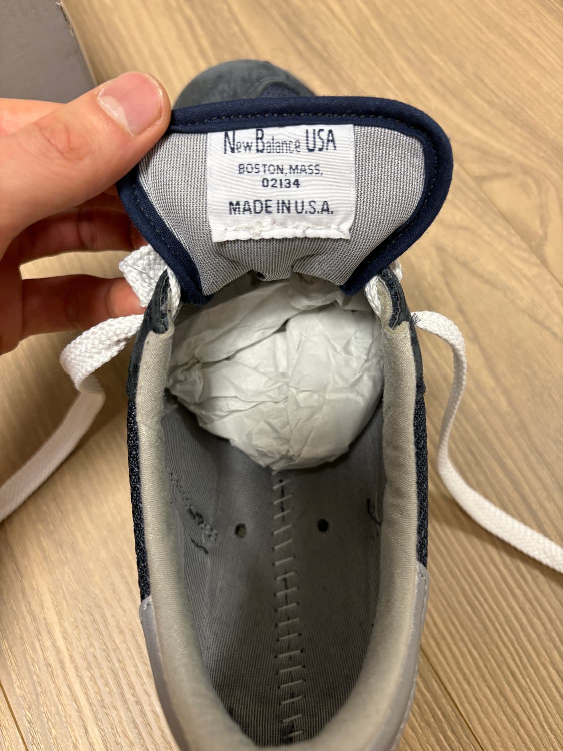 뉴발란스 990 v1 usa 네이비 255 상품이미지2