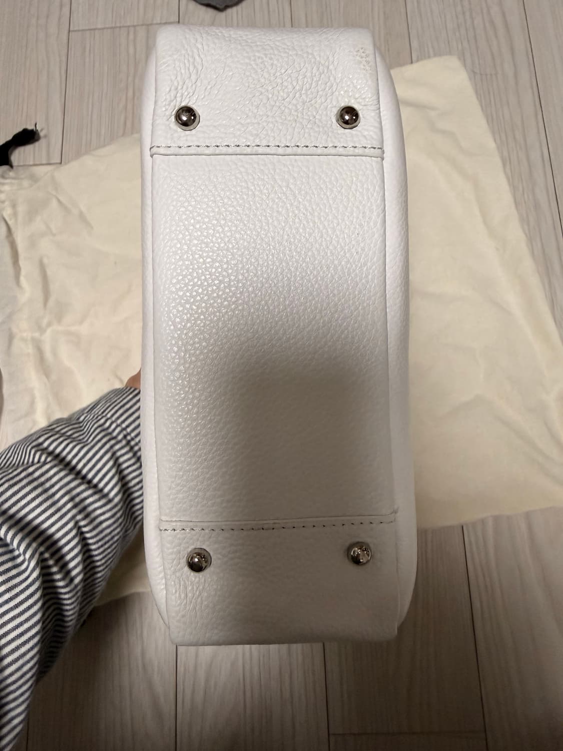 킨더살몬 Sofie Tote Bag White-Hud S 사이즈 상품이미지5