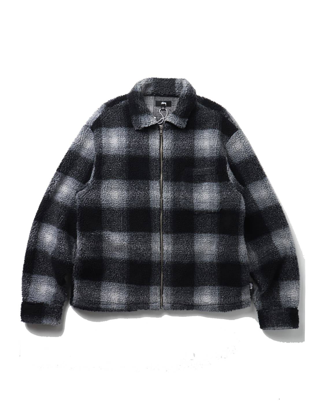 스투시 STUSSY Plaid Fleece Zip Shirt Jacket 상품이미지1