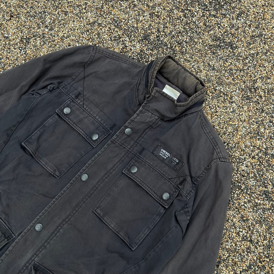 디젤(DISEL) 빈티지 흑청 멀티포켓 자켓 상품이미지2