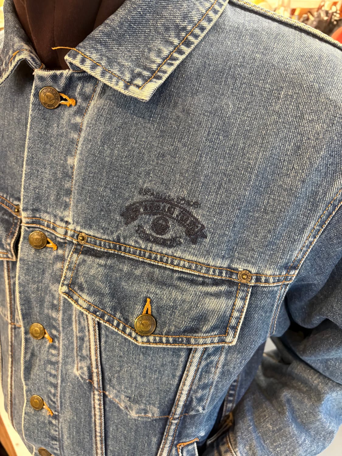 80s Armani Jeans 데님 자켓 상품이미지3