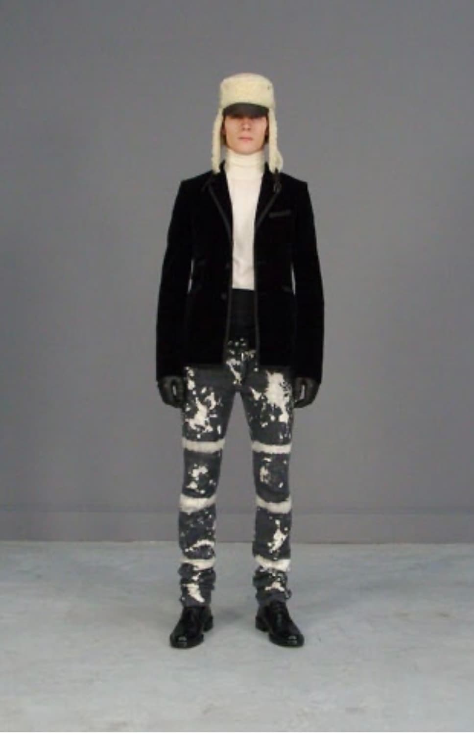 발렌시아가 컬렉련피스 벨루어 블레이저 자켓  06fw 상품이미지2