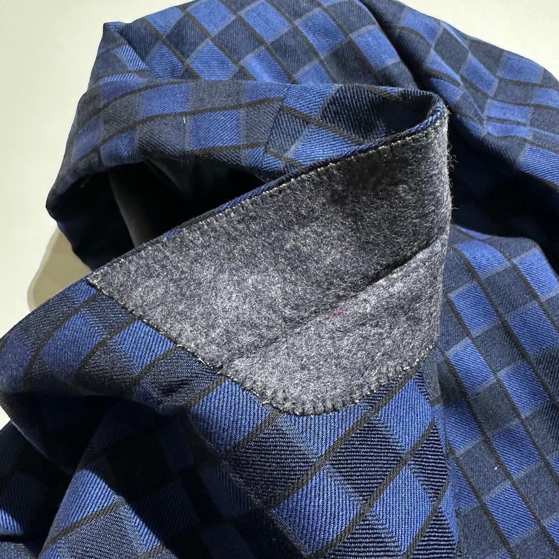 베르사체 V2 체크 원버튼 블레이저 상품이미지7