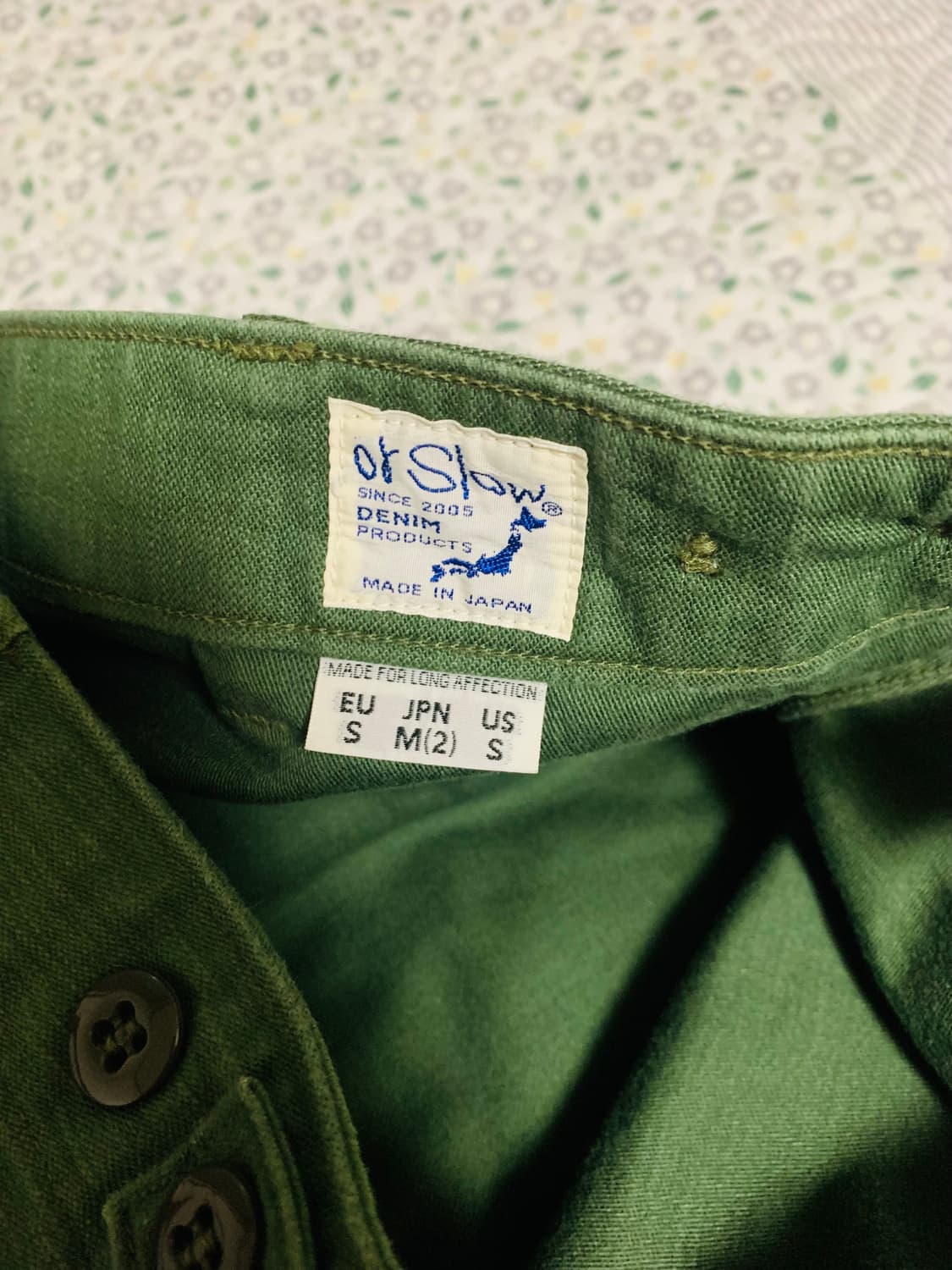 [2] 오어슬로우 01-5002 퍼티그 팬츠 오리지널 핏 상품이미지4