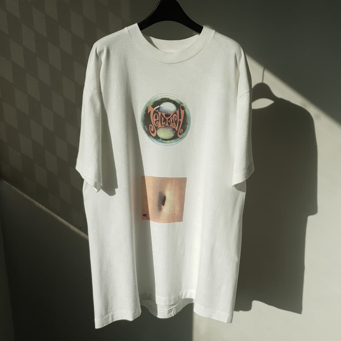 90s FRUITOFTHEROOM 'jellyfish' print tee 상품이미지1