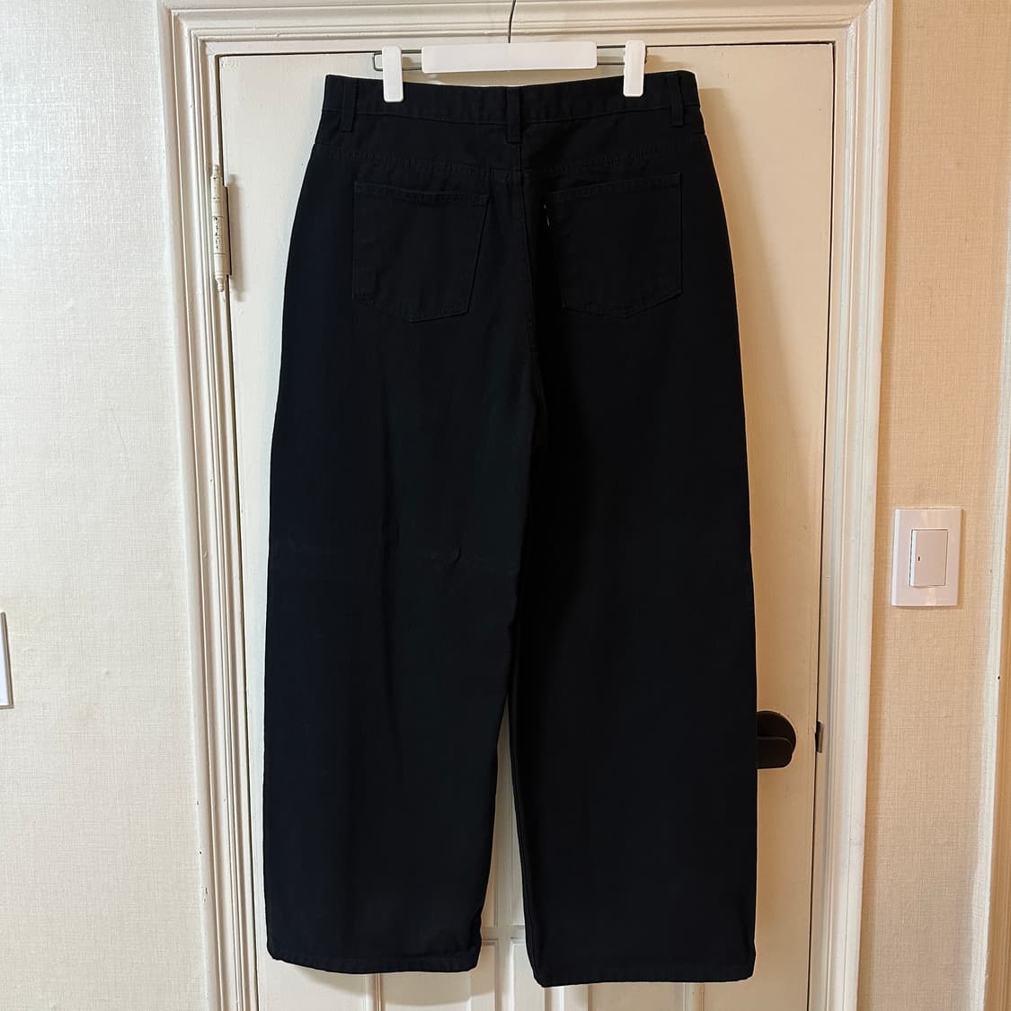 블랙업 미런 와이드 코튼 팬츠 상품이미지4