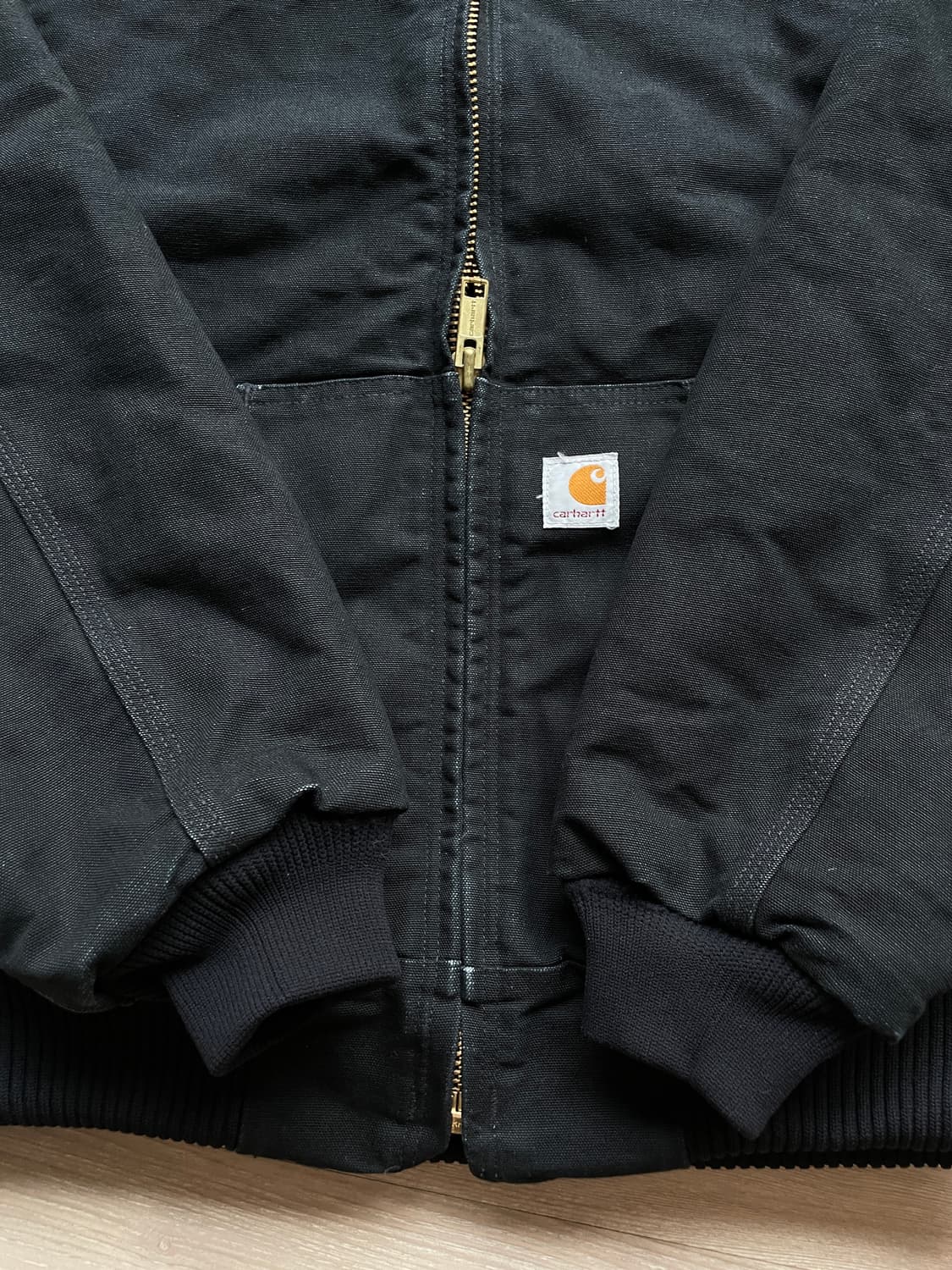 칼하트 J140 BLK 블랙 액티브 자켓 빈티지 상품이미지5