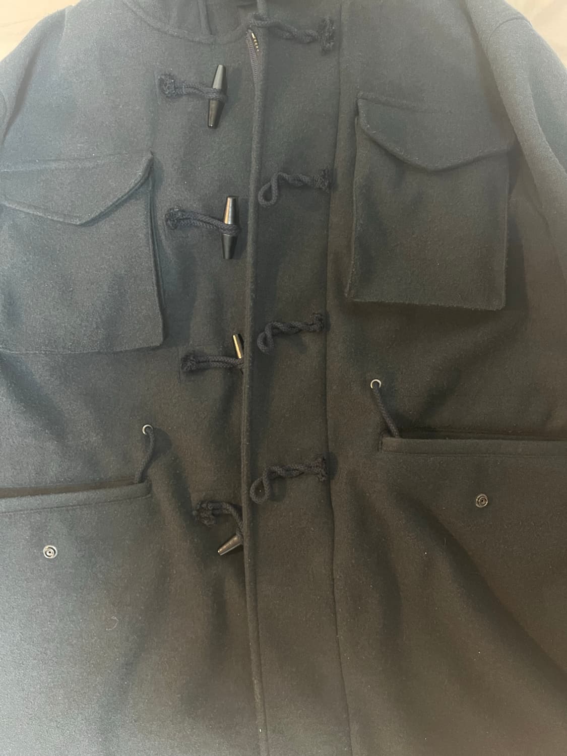 빔즈 beams m-65 베이스 더플 코트 차콜 색상 L 상품이미지2