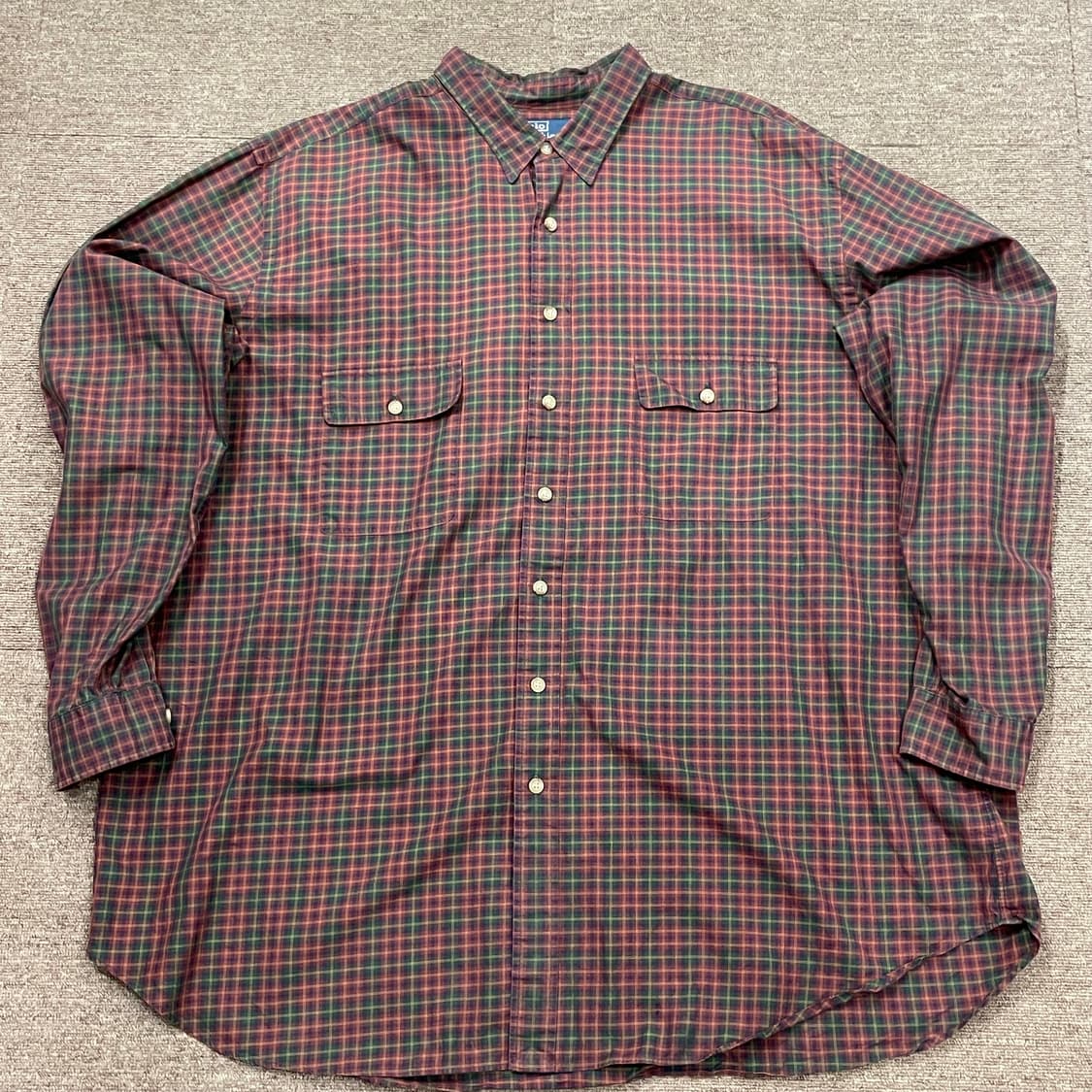 (3XL) POLO 폴로 랄프로렌 체크 셔츠 상품이미지1