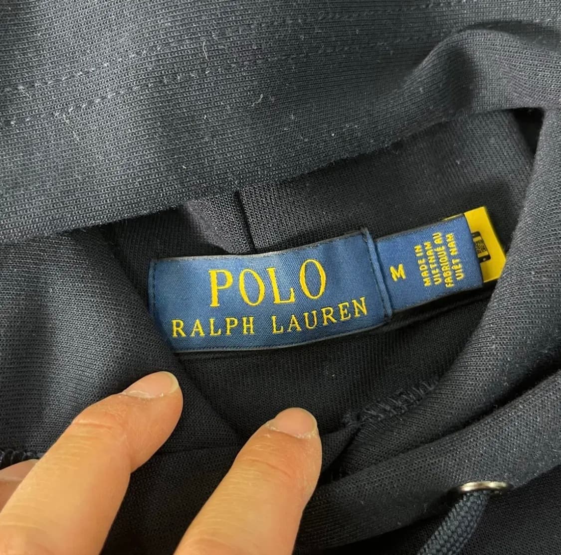 100 폴로랄프로렌 신형라벨 스몰포니 코튼 네비이 후드티 상품이미지3