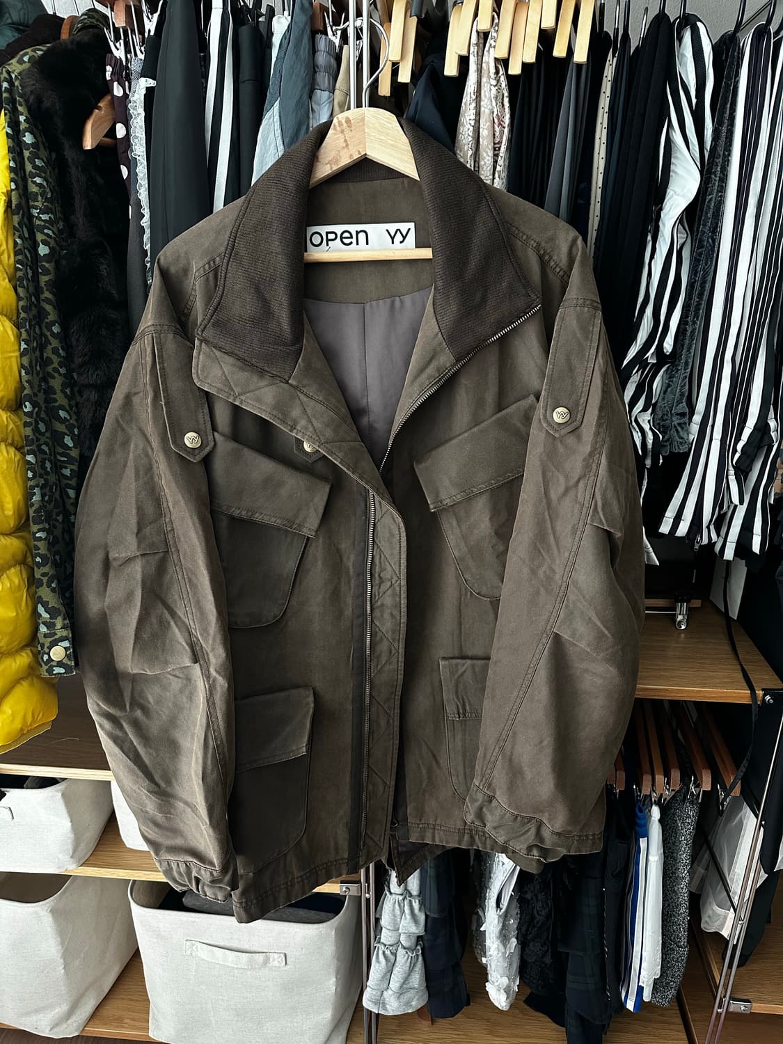 오픈와이와이 코튼 카고 필드자켓 상품이미지1