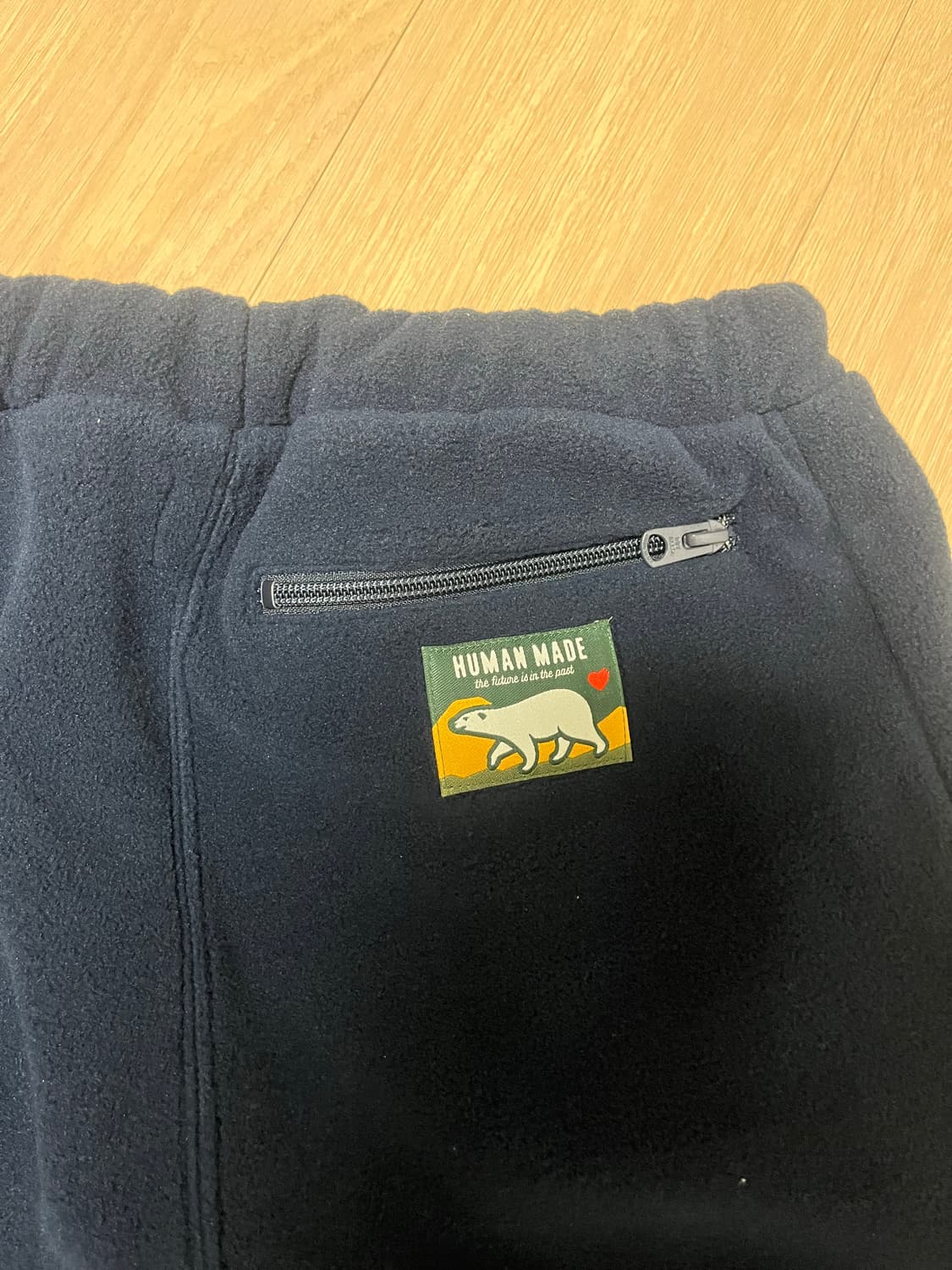 [새상품]휴먼메이드 플리스 팬츠 네이비 상품이미지4