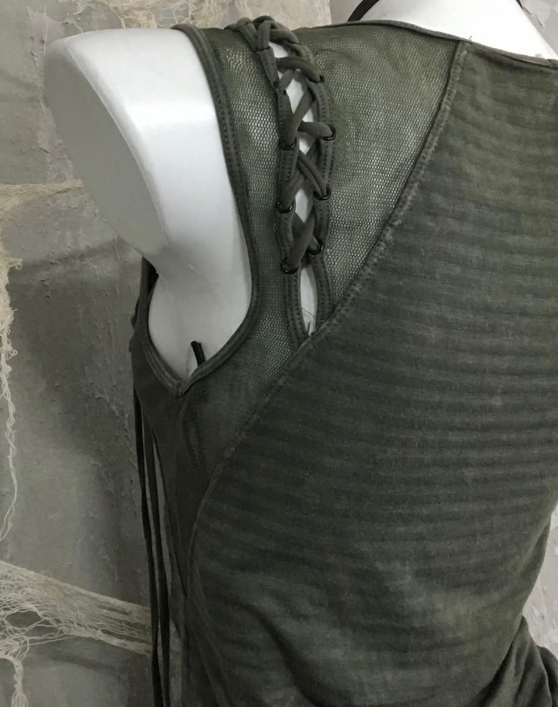 Salvage Rope Detail Sleeveless 상품이미지3