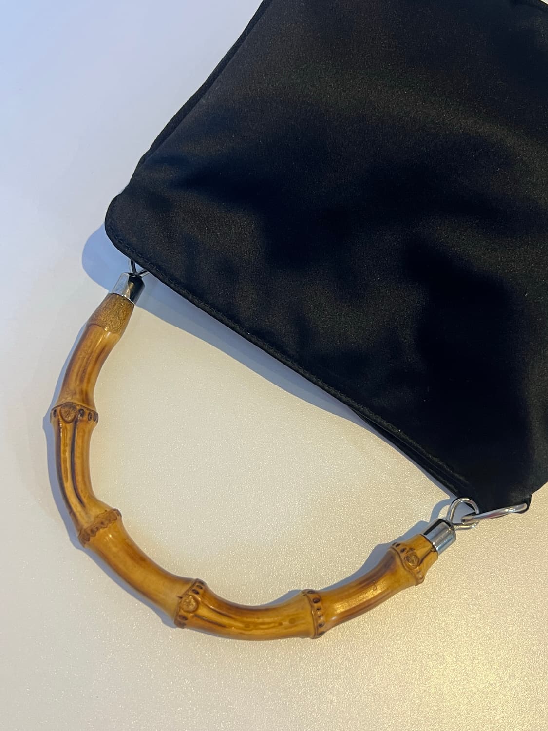 구찌 뱀부 새틴 미니 토트백 상품이미지5