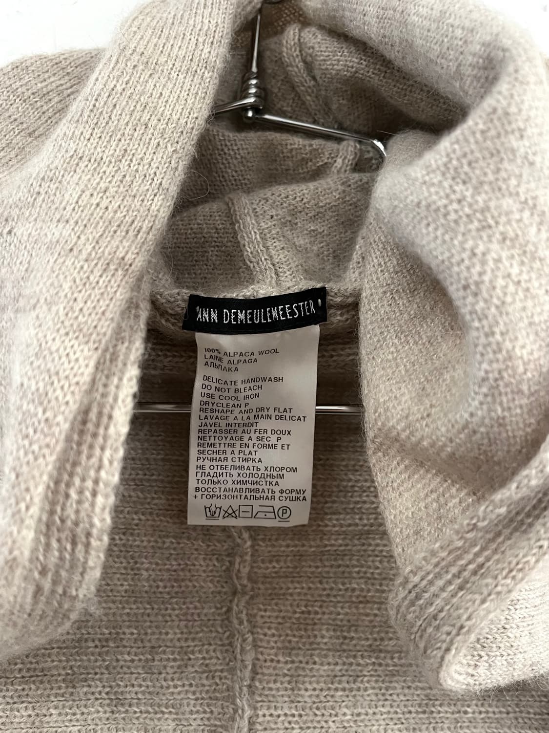 앤드뮐미스터 알파카울 후드 머플러 상품이미지4