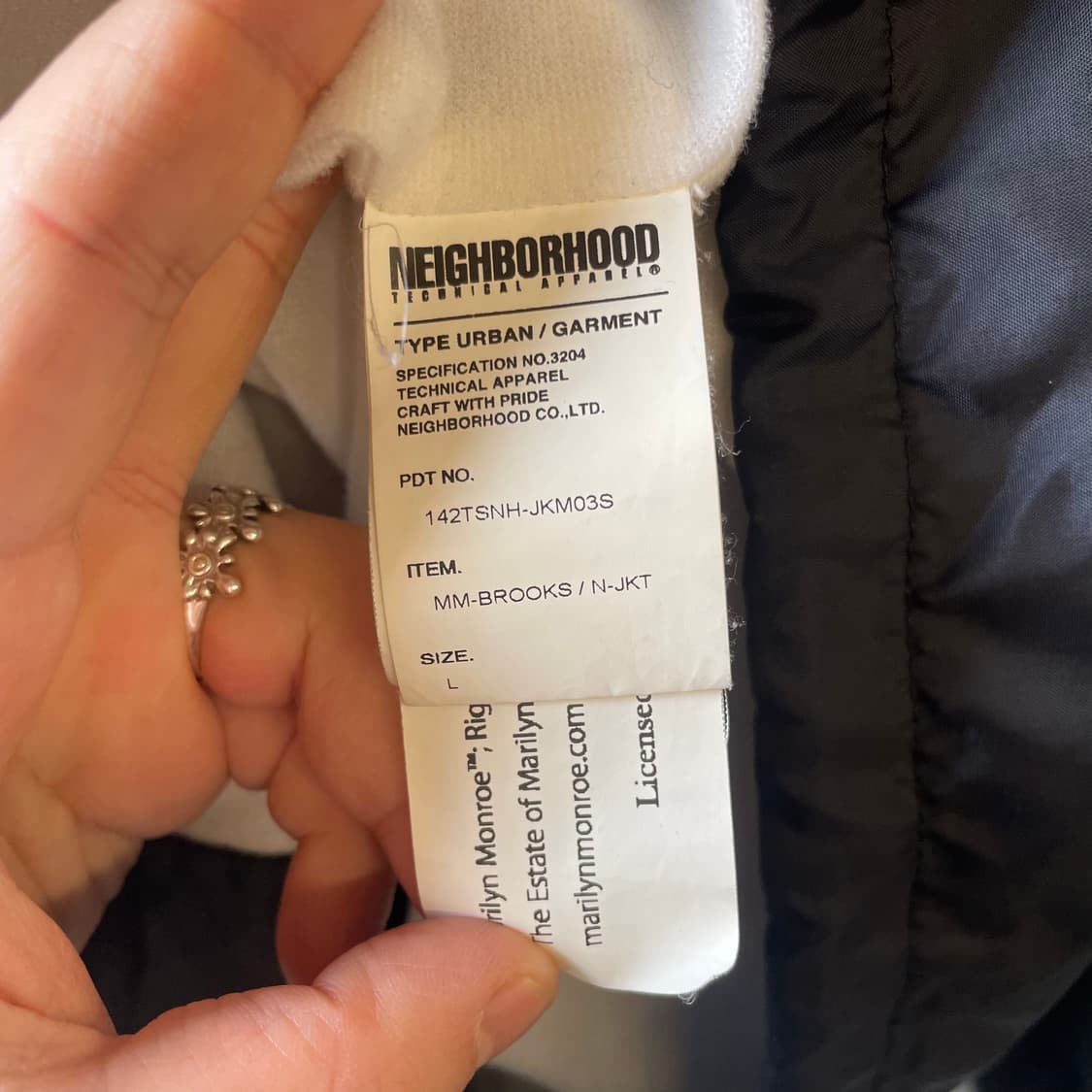 네이버후드 마를린먼로 코치자켓 상품이미지9