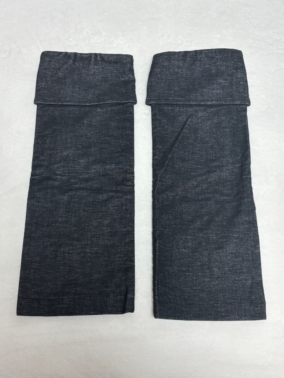 YUSE - DENIM TWO WAY ZIPPER LEG WARMER 상품이미지3