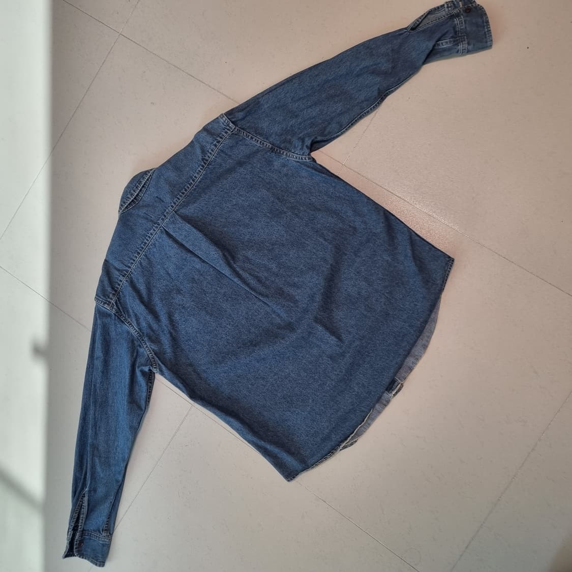 시엔느 청 데님 셔츠 남방 상품이미지7