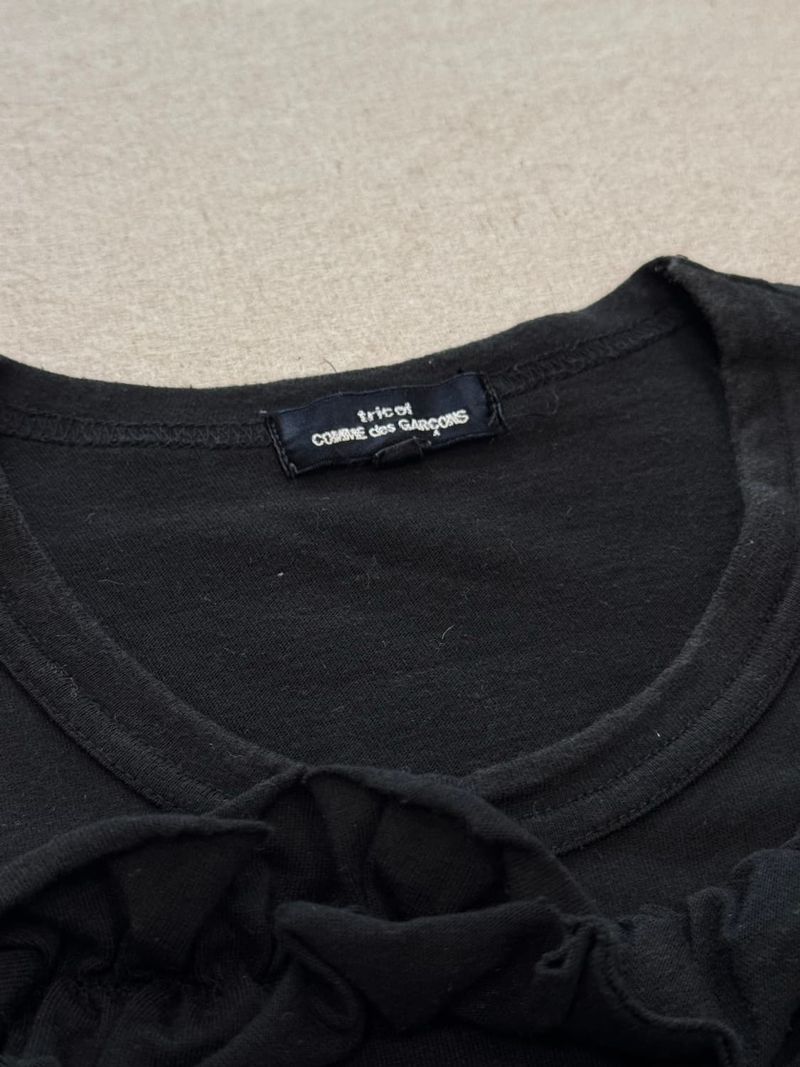 꼼데가르송 20aw 프릴 레이어드 티셔츠 상품이미지8