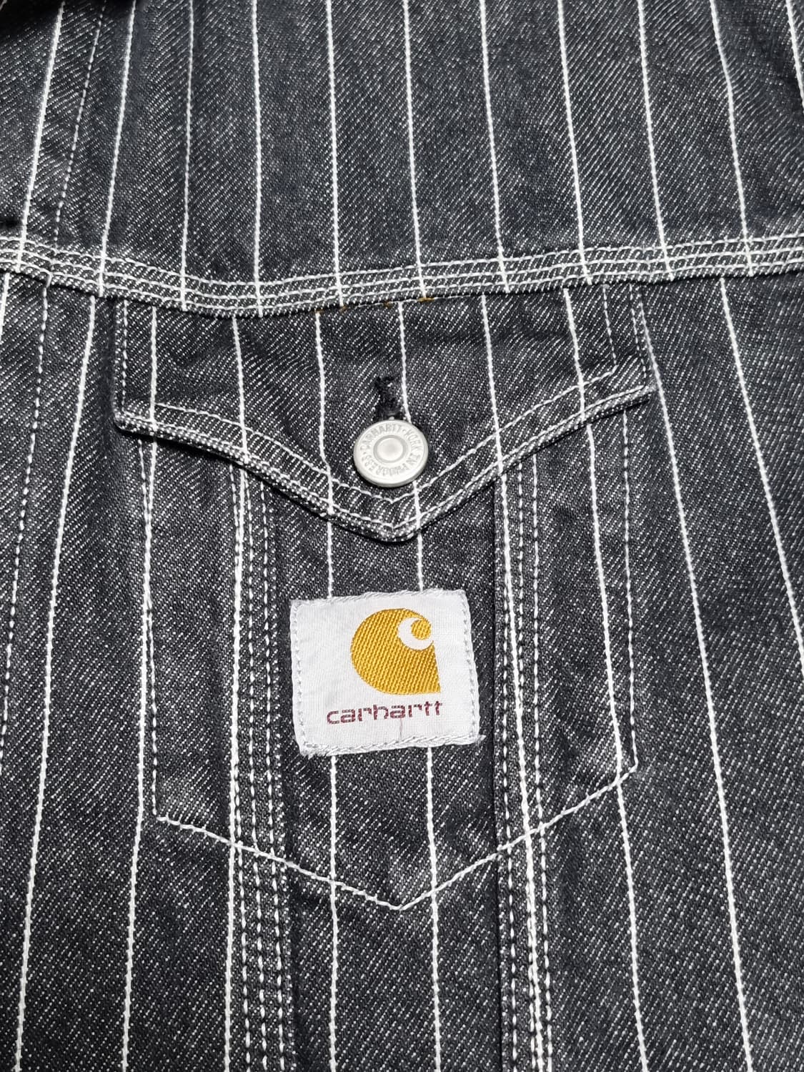 칼하트 wip 오를레앙 데님자켓 상품이미지5