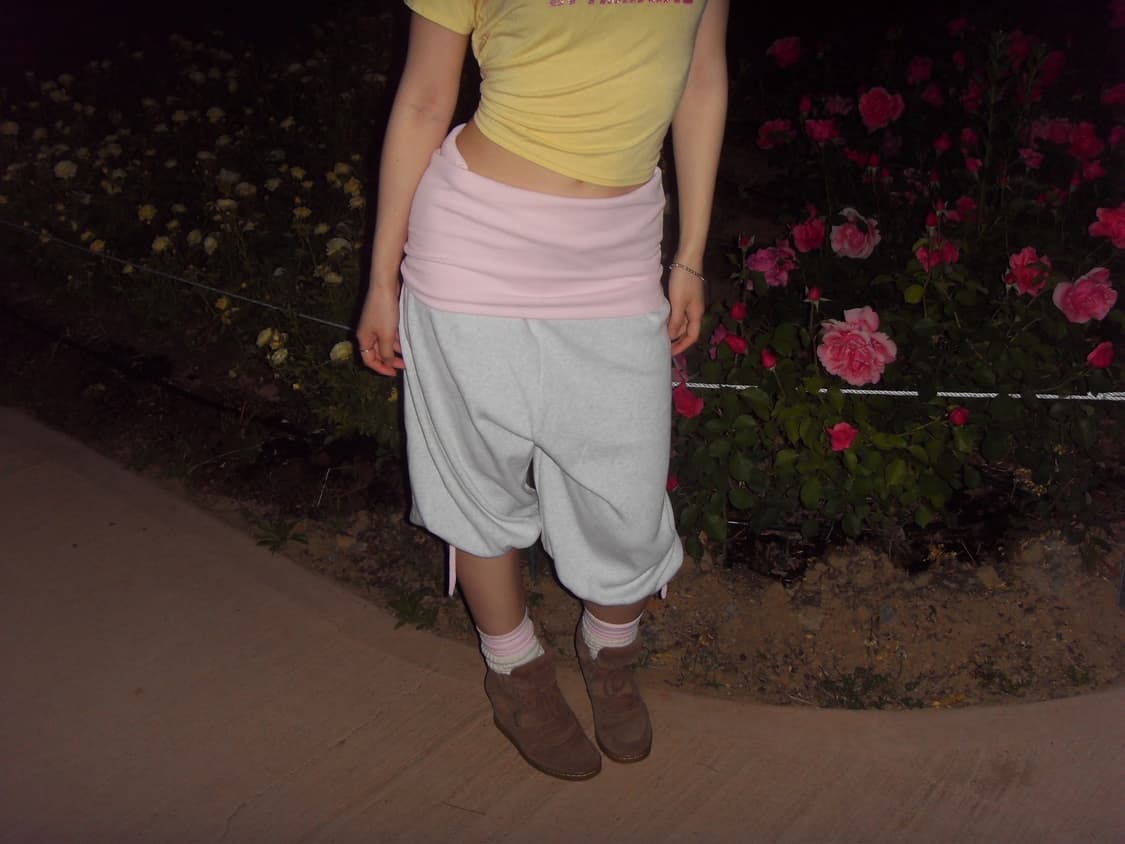 Foldover capris (pink) 상품이미지5