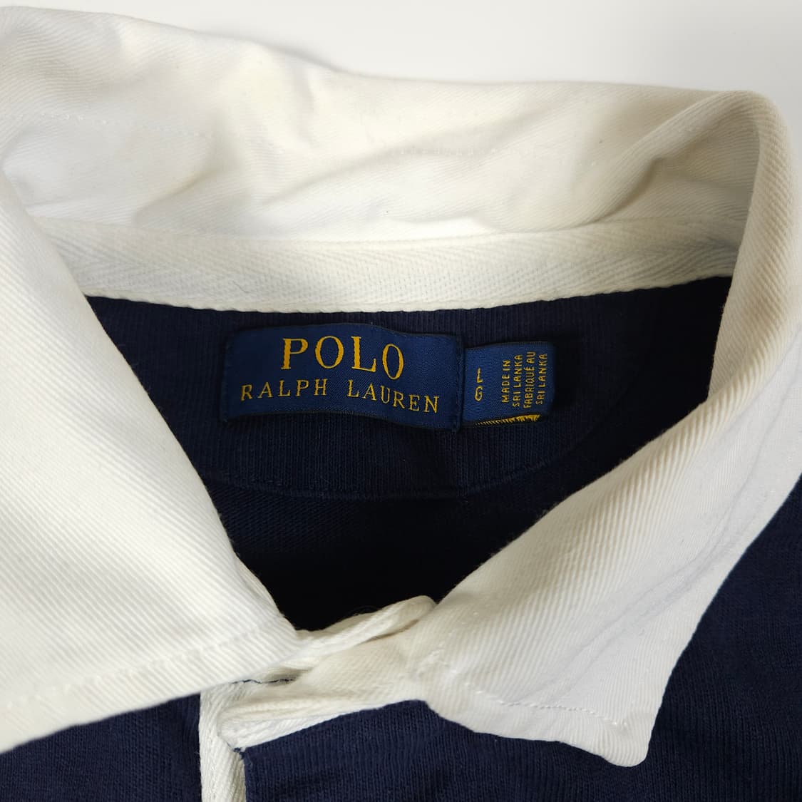 폴로 랄프로렌 네이비 럭비티 상품이미지3