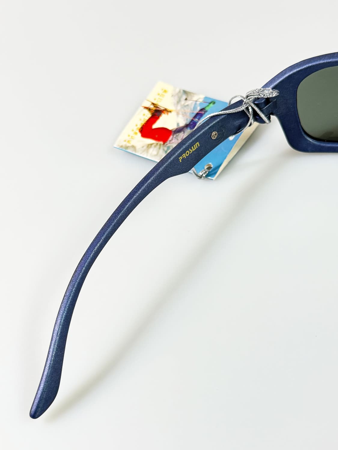 90s PROSUN 볼드 맷네이비 스퀘어 빈티지 선글라스 상품이미지7