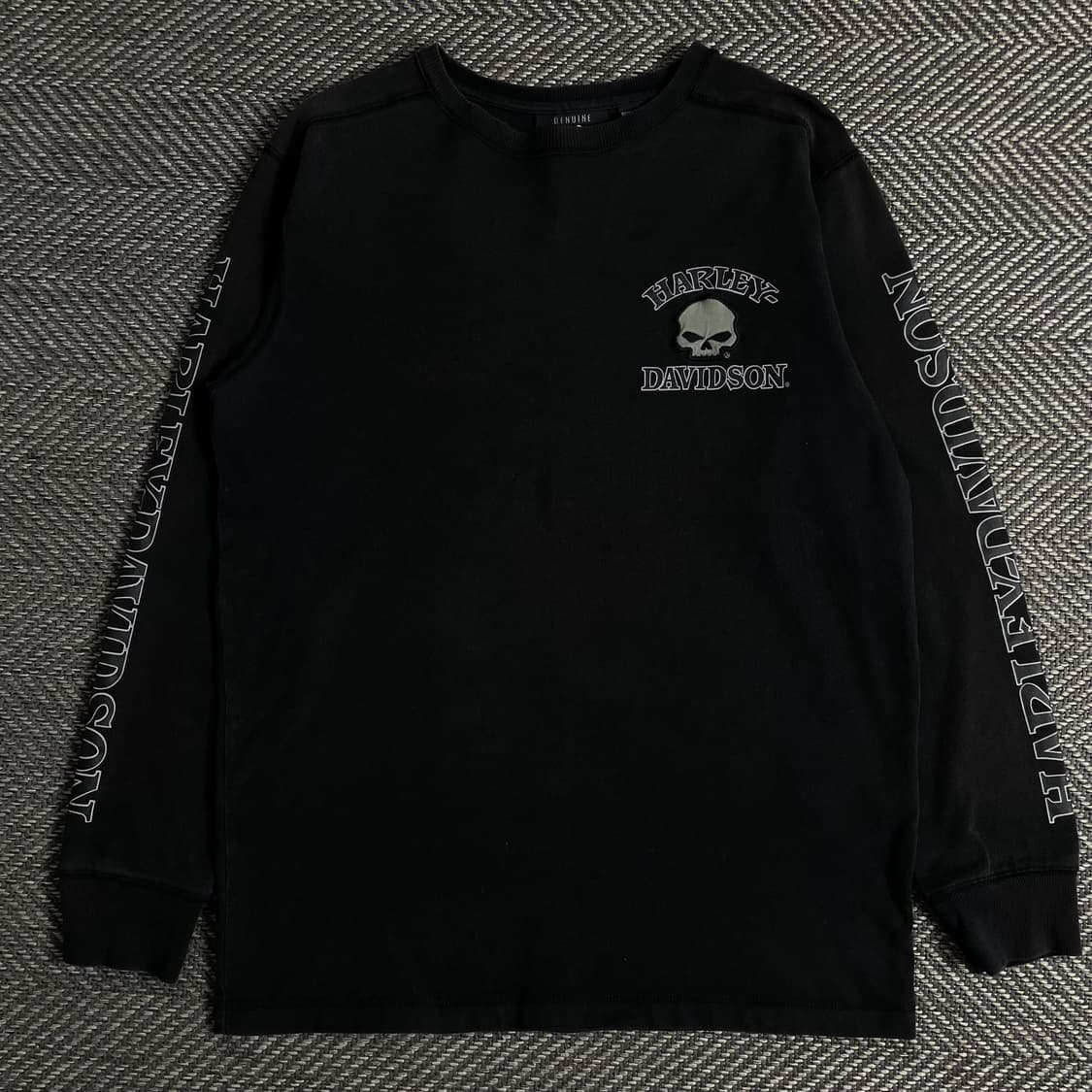 할리데이비슨 USA 오리지날 빅로고 롱슬리브y 3501 상품이미지3