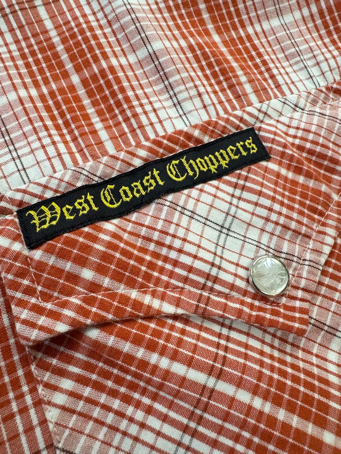 00s 웨스트 코스트 쵸퍼스 체크반팔셔츠 상품이미지3