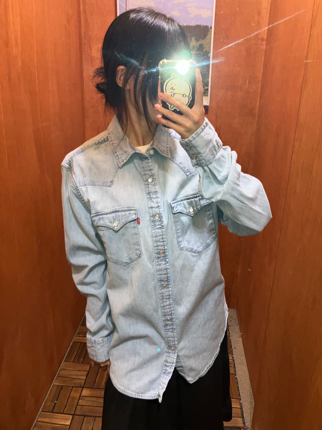 (M) Levi's 리바이스 웨스턴 데님 셔츠 상품이미지1
