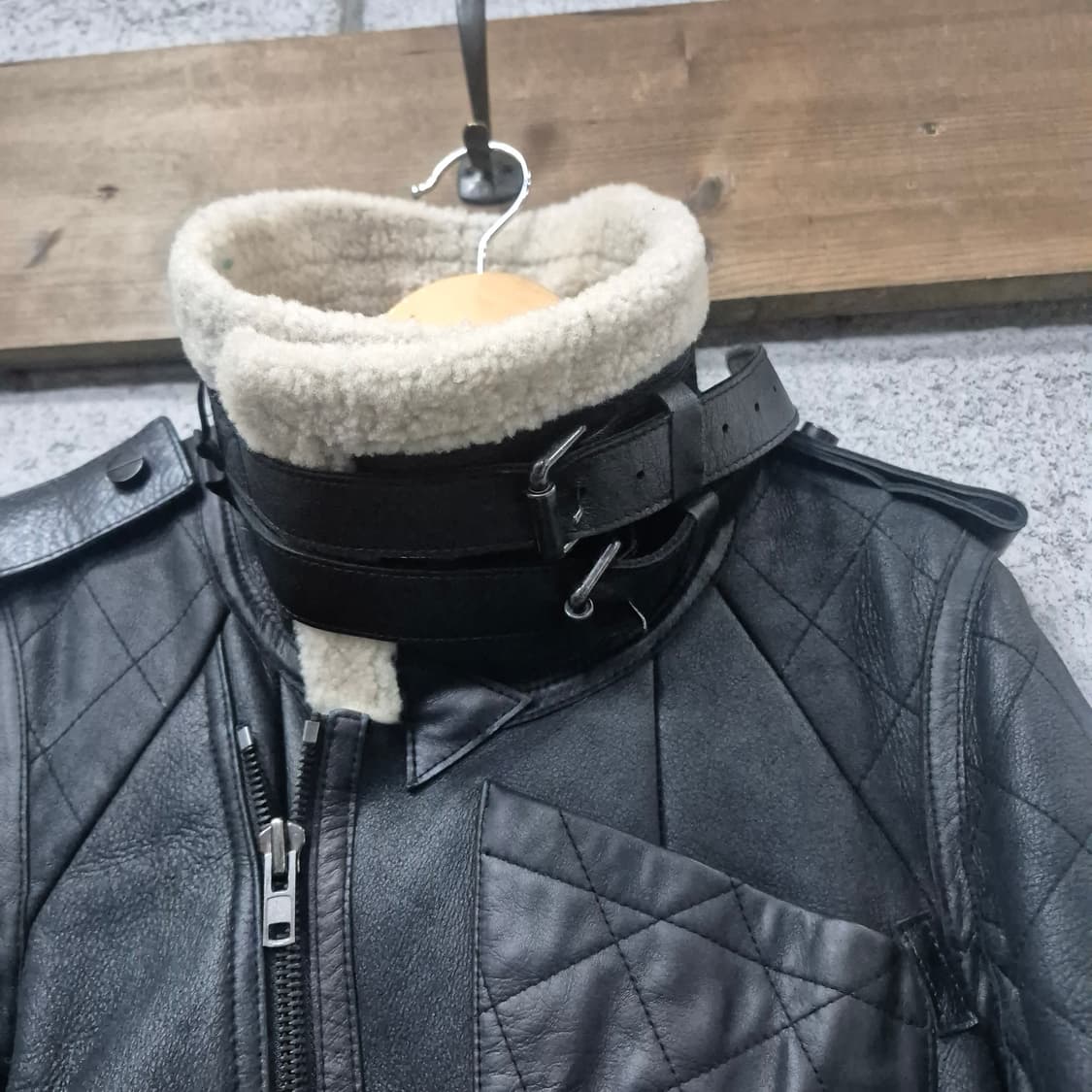 시스템  리얼양털천연가죽무스탕 상품이미지4