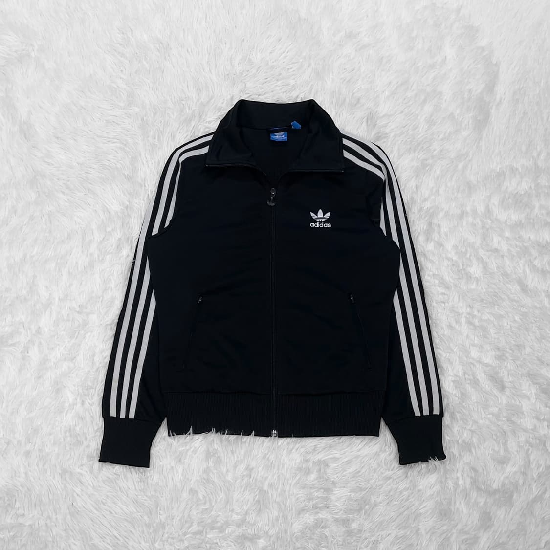 아디다스 파이어버드 트랙탑 져지 블랙 화이트 상품이미지2