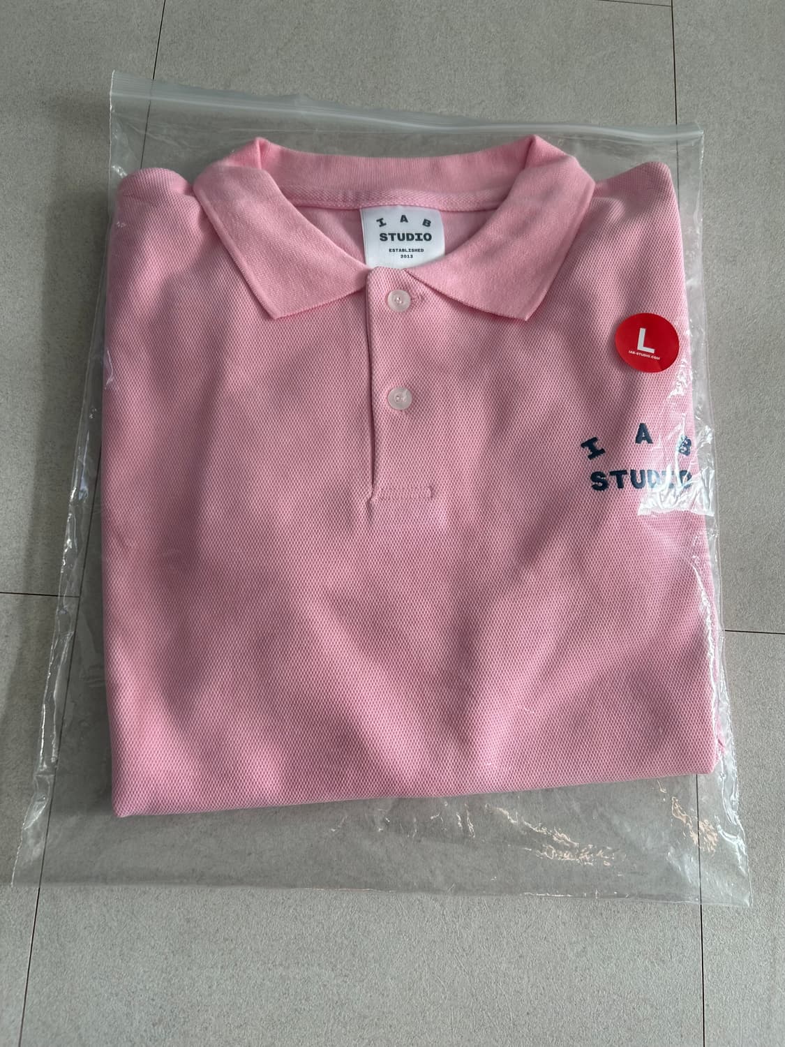 아이앱 스튜디오 피케 롱슬리브 핑크(L) 상품이미지2