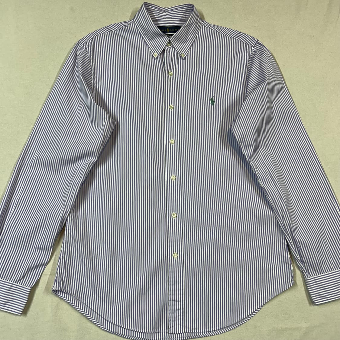 L) 폴로 랄프로렌 클래식 퍼플 스트라이프 포플린 셔츠 T85 상품이미지2