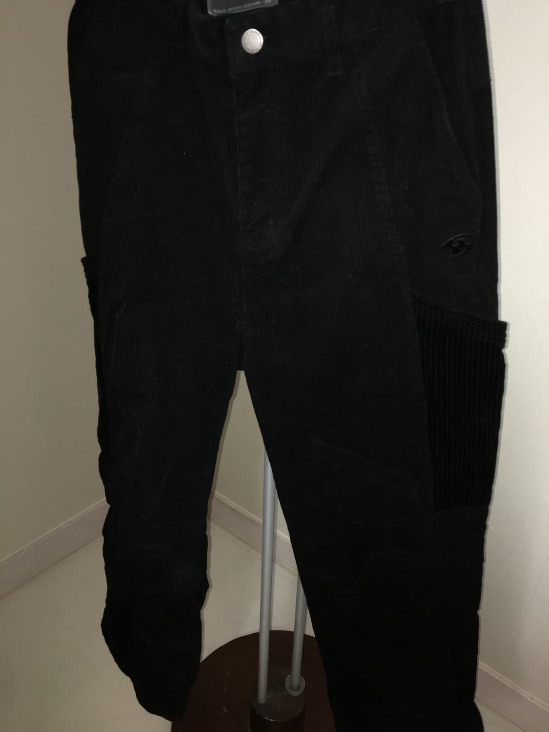 산산기어 코듀로이 포켓 팬츠 블랙 상품이미지2