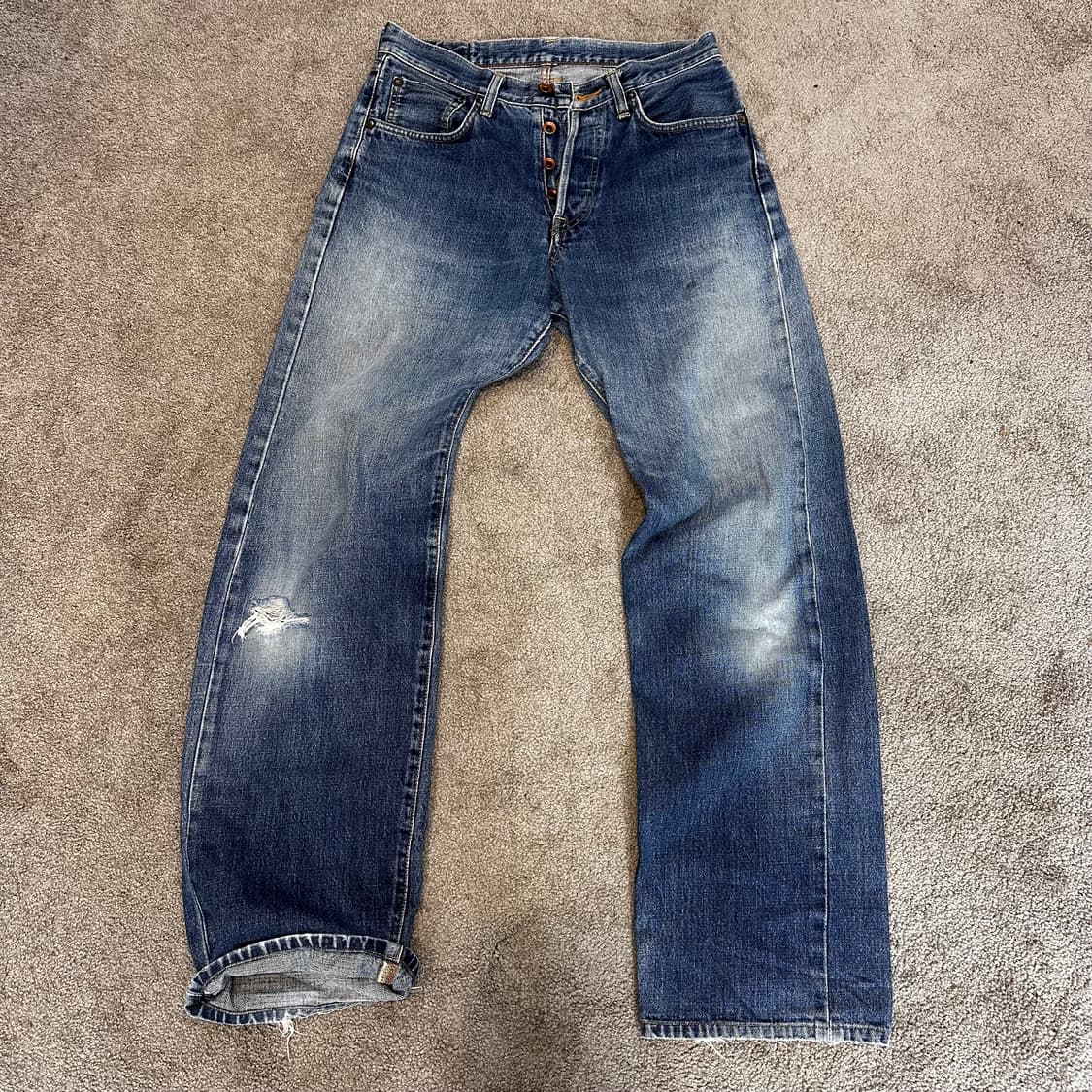 에드윈505 505X 셀비지 데님 팬츠(30) 상품이미지2