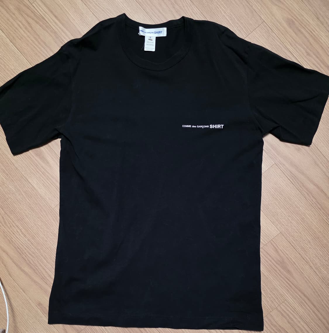 X)꼼데가르송 베이직 로고 반팔티 상품이미지1