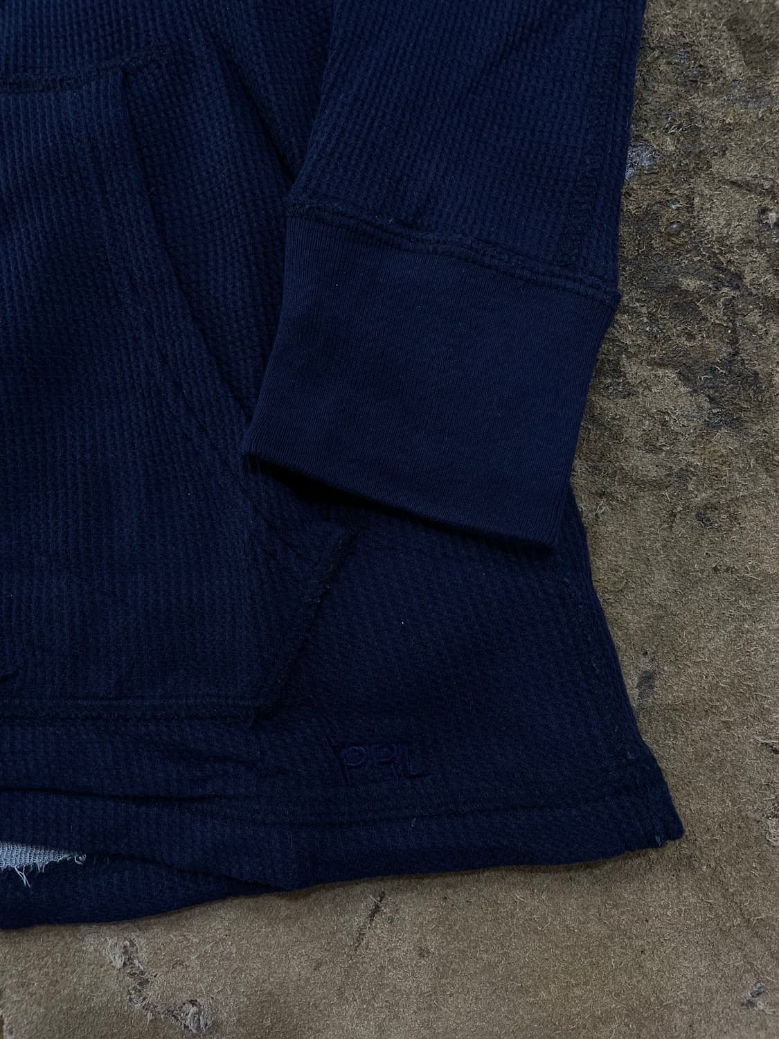 폴로랄프로렌/네이비 와플후드(M) 상품이미지4