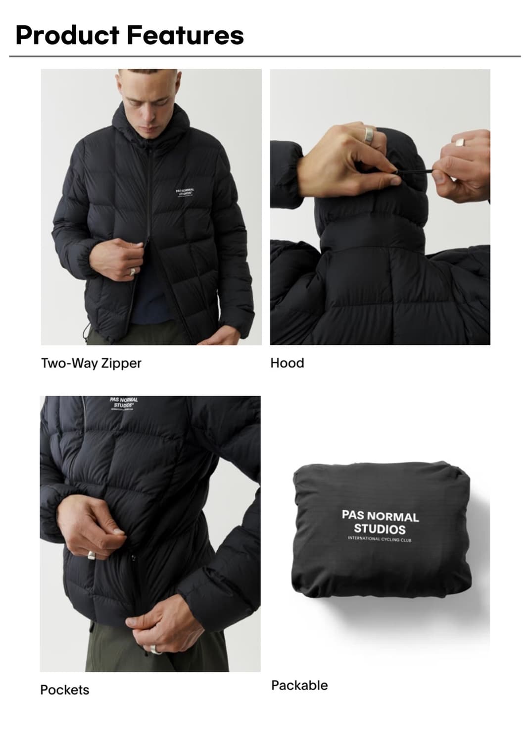 [새제품] 파노말 스튜디오 패딩 Off-Race Down Jacket 상품이미지5