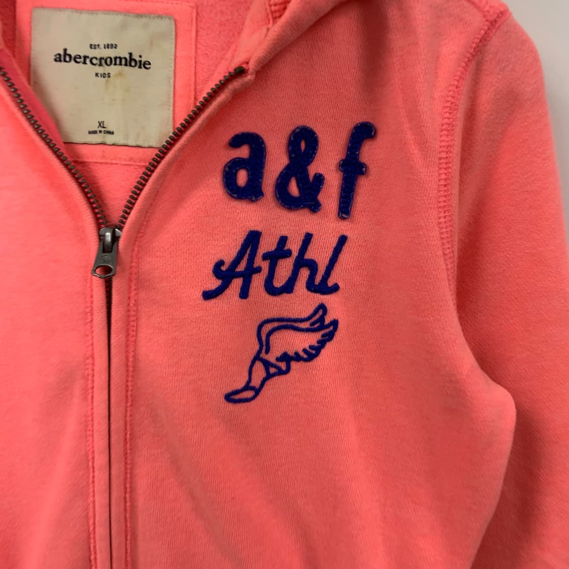 아베크롬비 y2k 와투케 윙슈즈 핑크 후드집업 상품이미지4