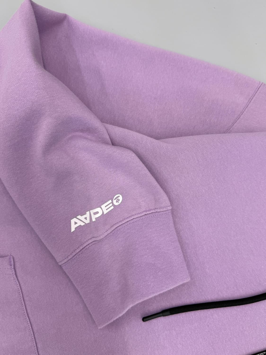 에이프 오버핏 로고 스웻 후드 상품이미지5